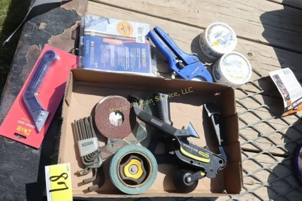 pipe cutter, tape, dispenser, etc