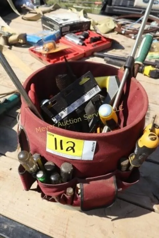 tool bucket & lots of tools