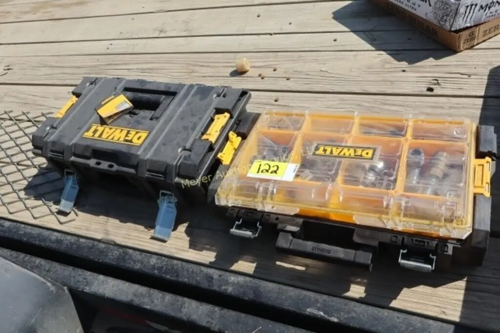 DeWalt organizers, Banjo parts, etc