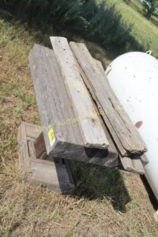 Shooting bench wooden