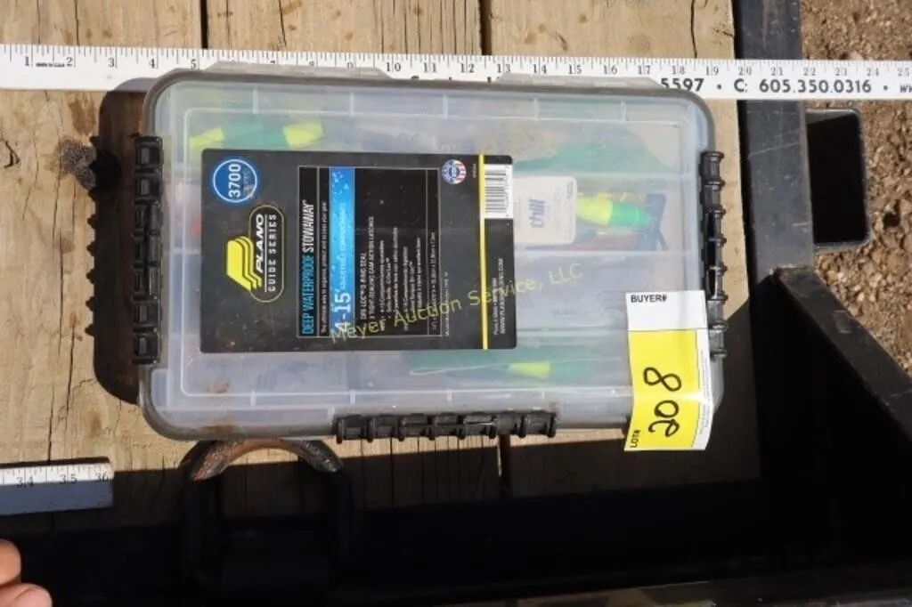 tackle box with like new tackle
