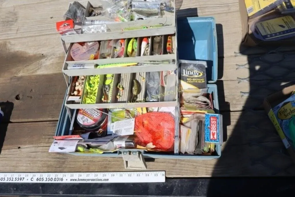 tackle box with tackle