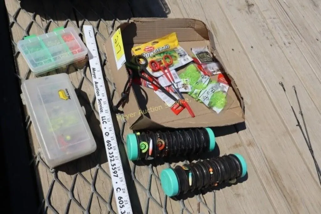 tackle, hooks and hook removers