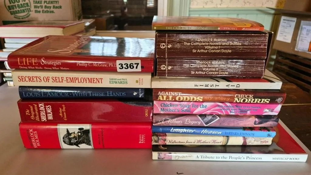 Various Books - Sherlock Holmes, Louis L'Amour,