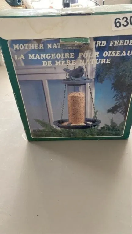 Bird feeder and houses