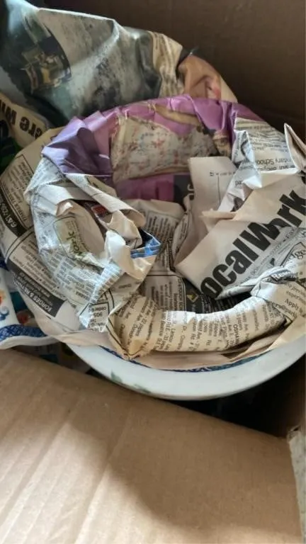 Three boxes of miscellaneous dishes