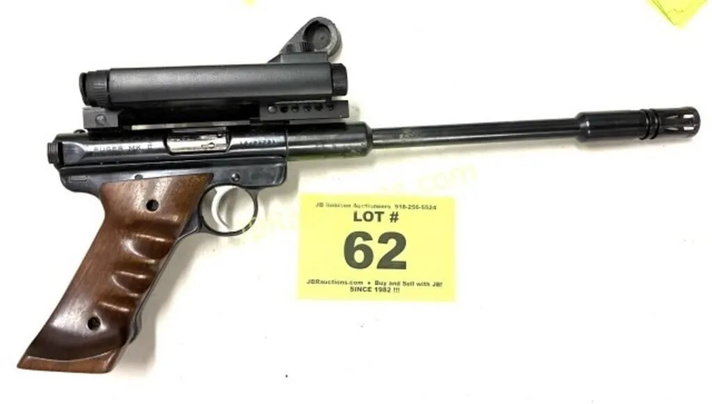 RUGER MK II .22 CAL LR W SCOPE PISTOL