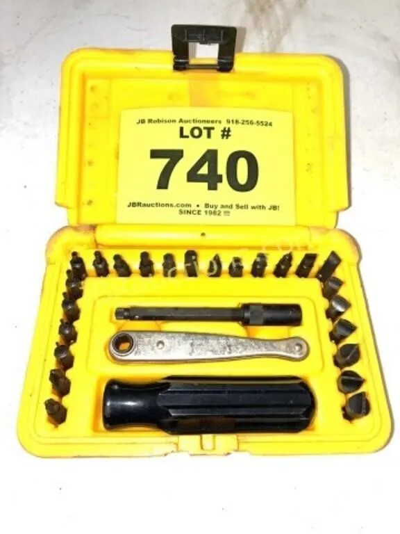 CHAPMAN SCREWDRIVER RATCHET BIT SET