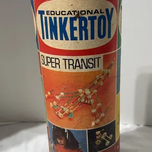 Vintage 1970s Tinkertoy Super Transit #146 construction set