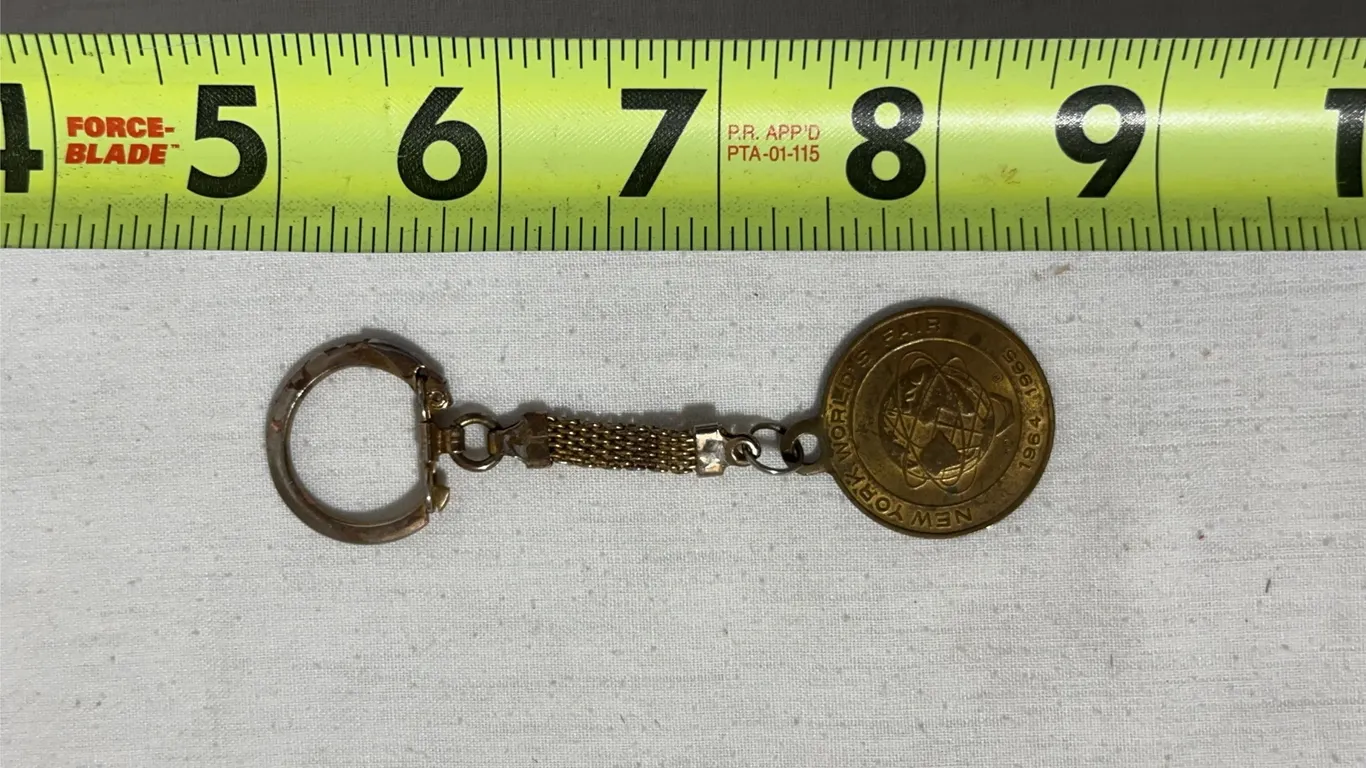 Vintage 1964-1965 New York World's Fair keychain