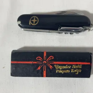 Black all-purpose pocket knife