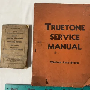 Pair of vintage wiring manuals