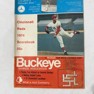 1974 Cincinnati Reds program