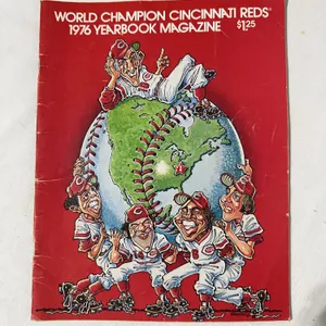 1976 World Champion Cincinnati Reds yearbook