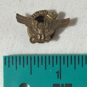 Vintage World War II-era United States Naval Reserve (USNR) lapel pin or buttonhole badge