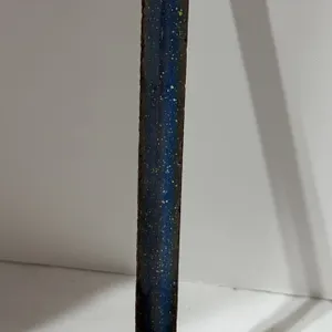 Vintage blue speckled enamelware (graniteware) dipper ladle