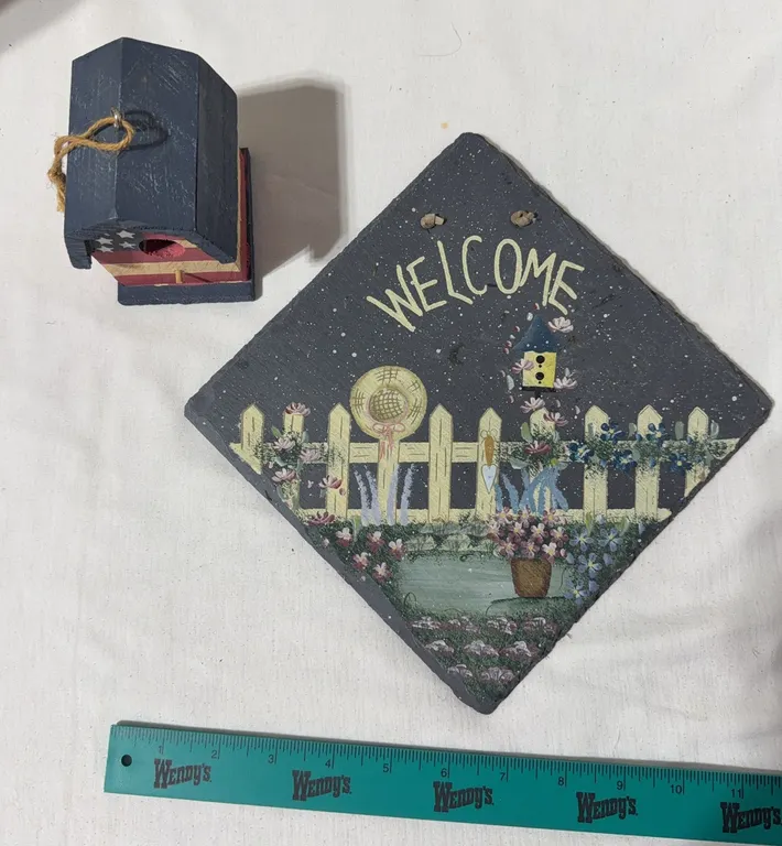 Pair of home decor items