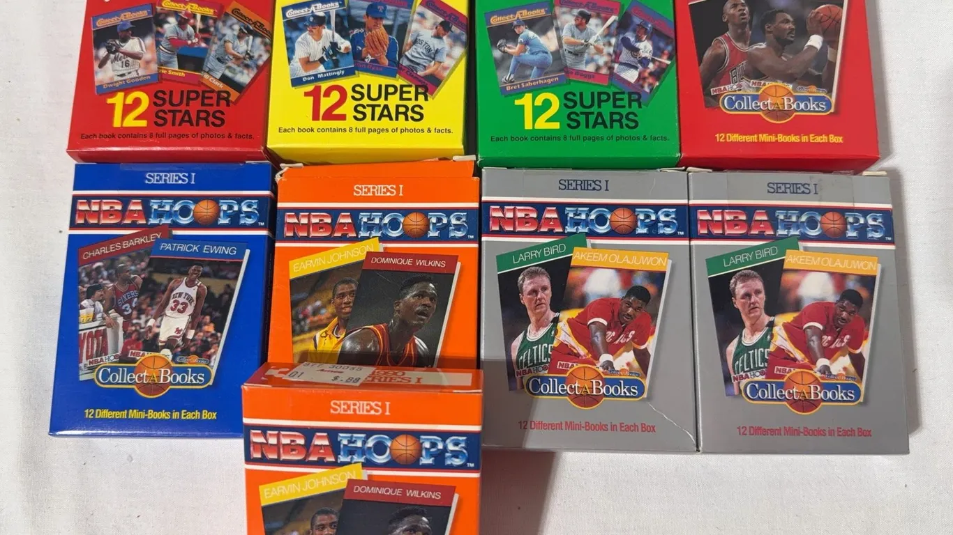 Nine boxes of collector books.
