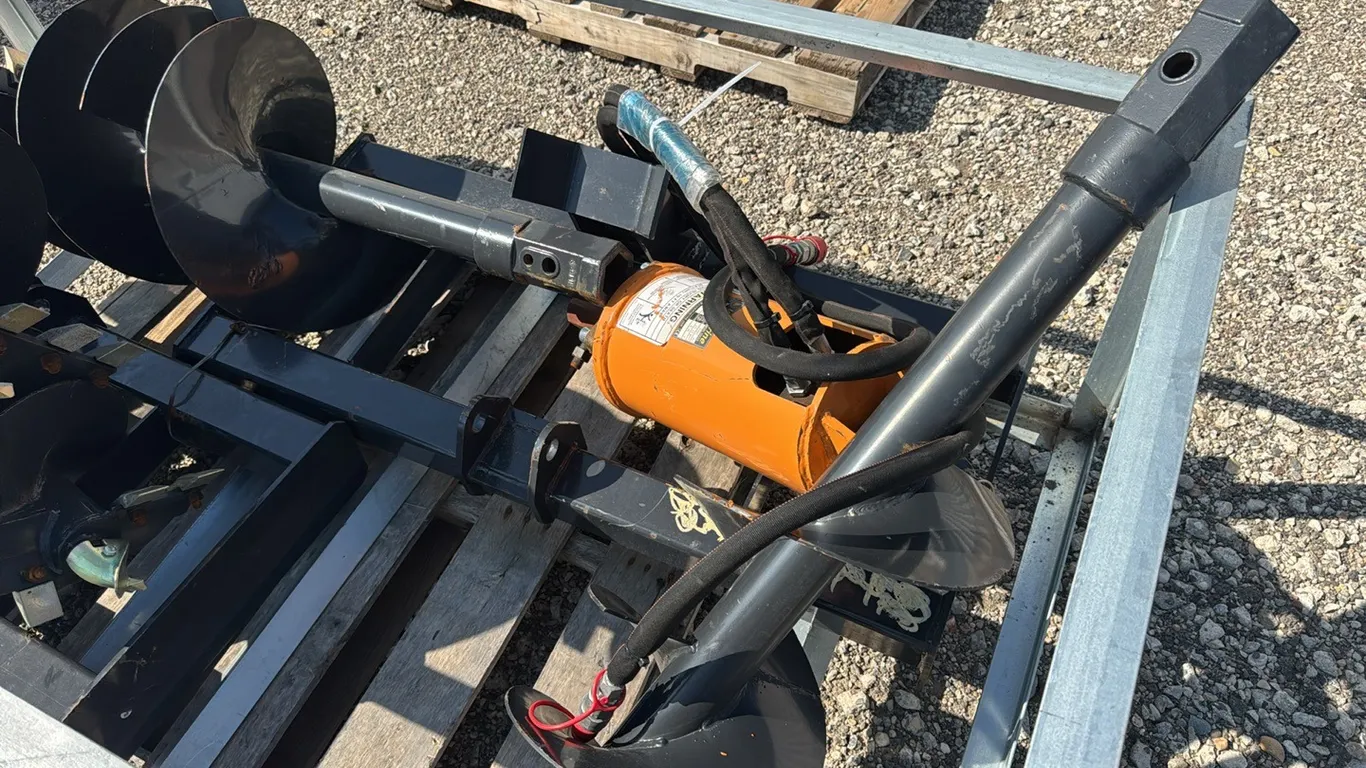 New Wolverine ADB-13-1218R auger drive w/ skid steer quick attach-Sales Tax
