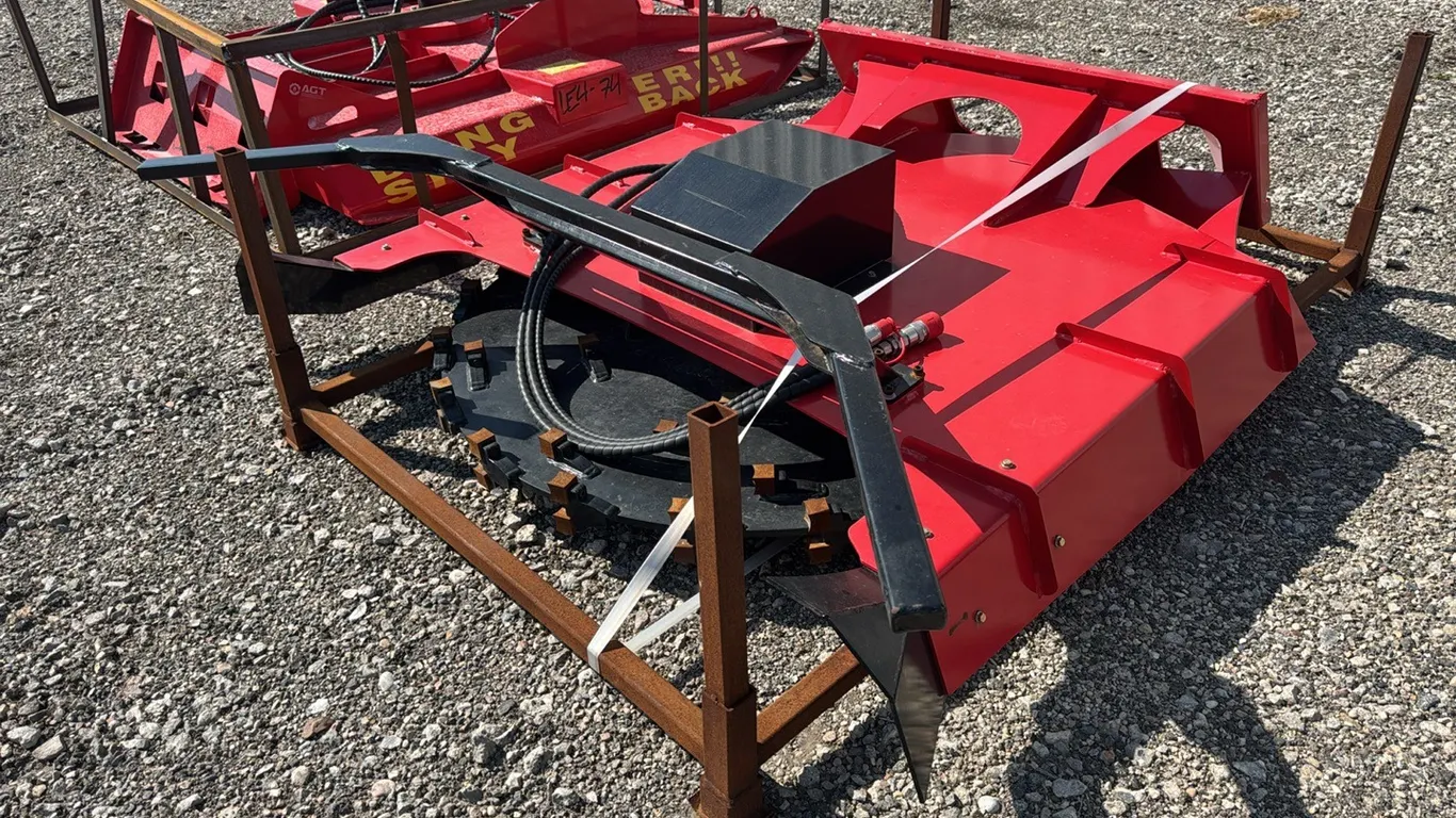 New Giyi DM59 59" disk mulcher w/ skid steer quick attach-Sales Tax