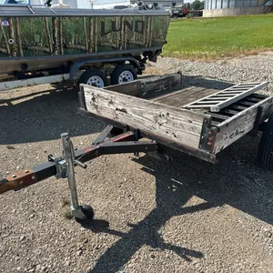 74”x59” Single axle utility trailer w/ ramps