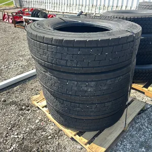 4) Assorted 11R22.5 tires