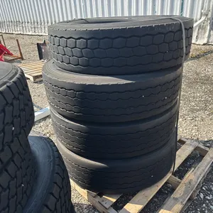 4) Assorted 295/75R22.5 tires