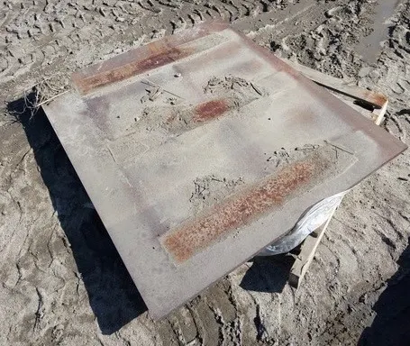 Steel Plate, .75” thick, 4ft long x 4’8” wide