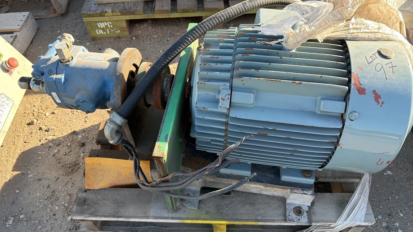 15 HP Inverter-Duty Motor with Vickers Hydraulic Pump