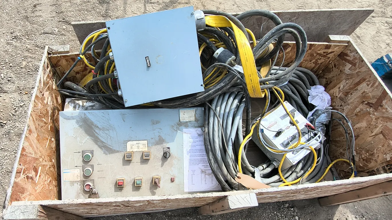 Industrial Motor Control Panel with Cabling