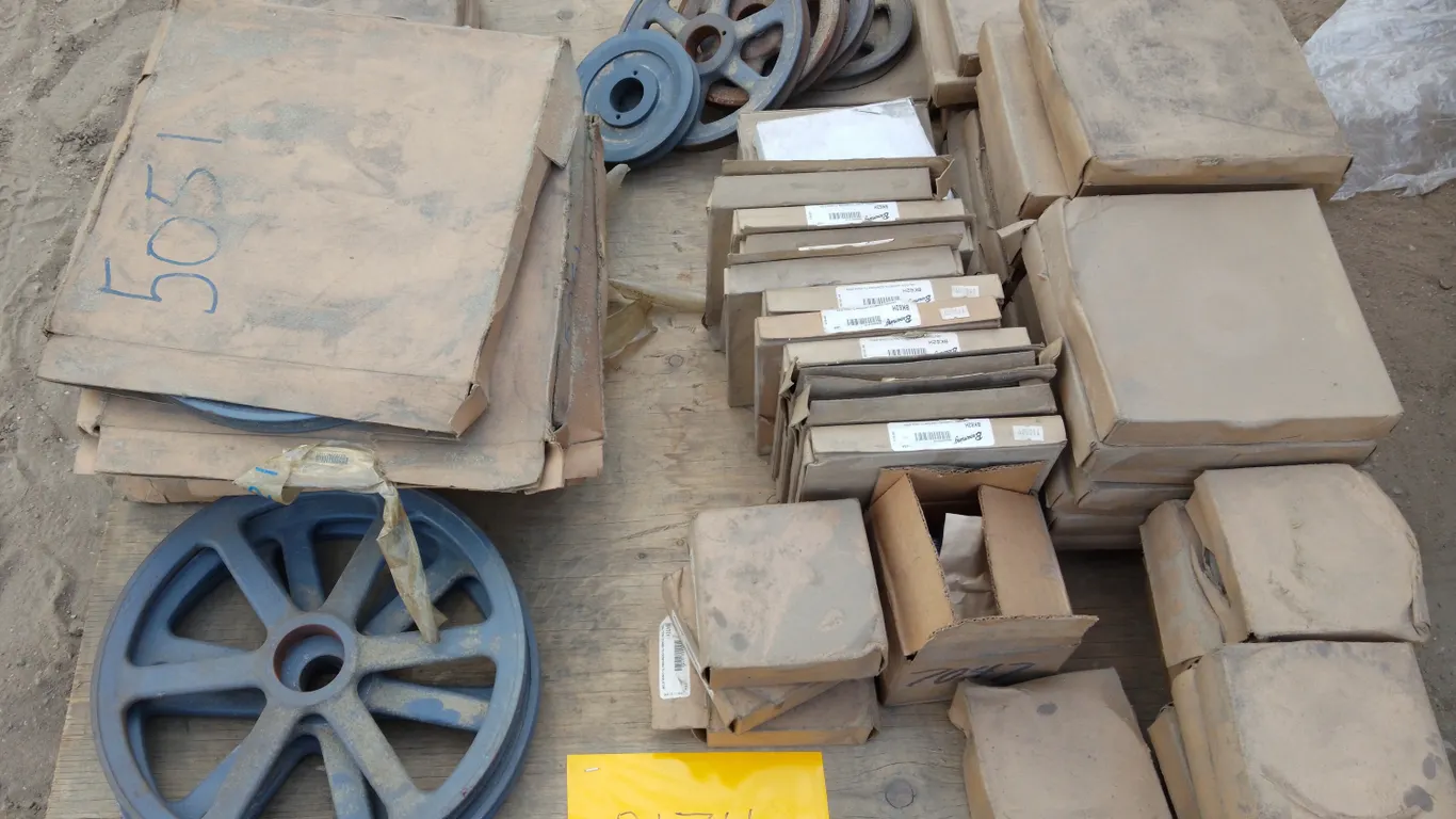 Various V belt pulleys