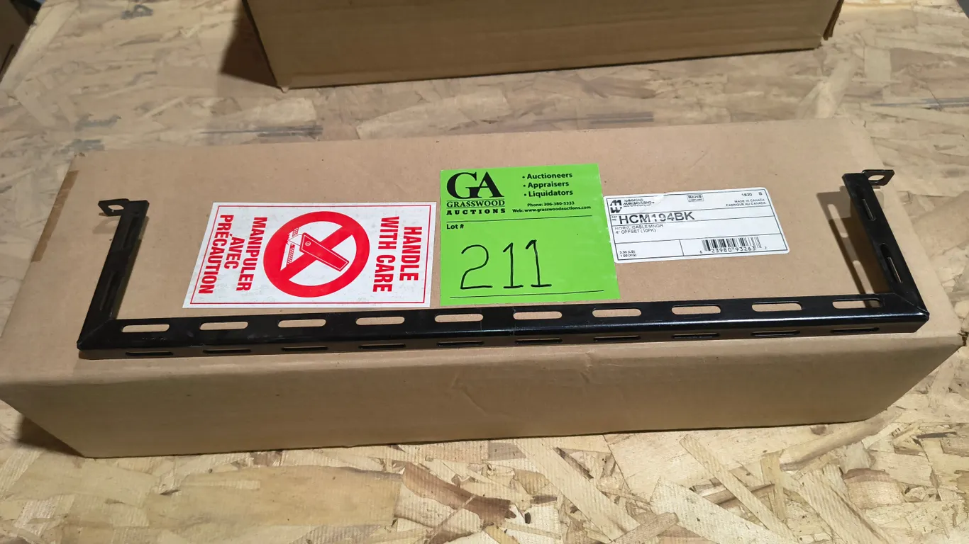 Box of 10 Horizontal Cable Management Support Bars