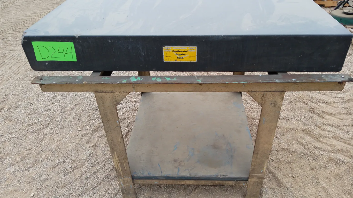 Granite surface on stand