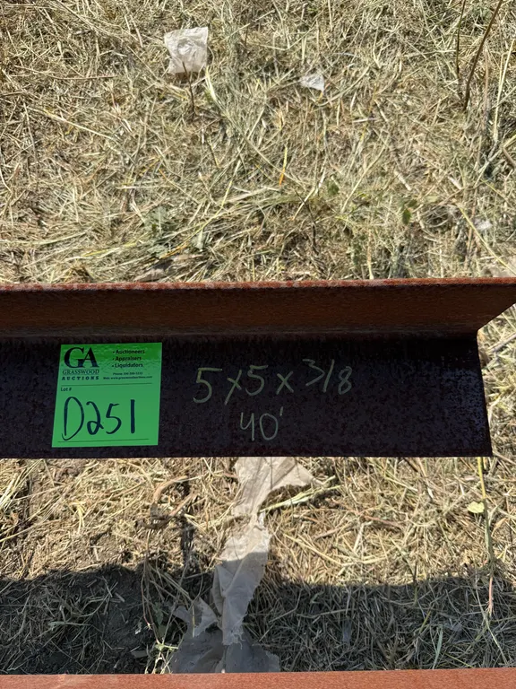 1 Angle Iron 5x5x3/8 Structural Steel