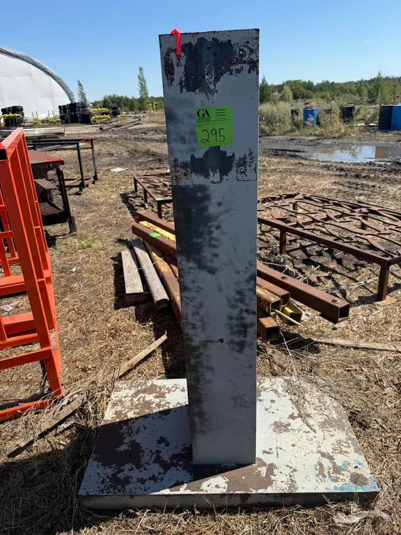 Wide Flange Beam Welded to Steel Base