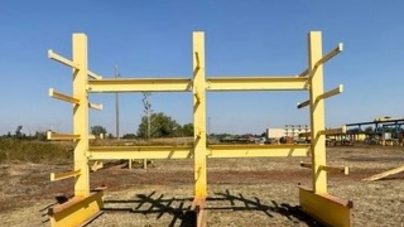 Steel Stock Rack, 11ft tall