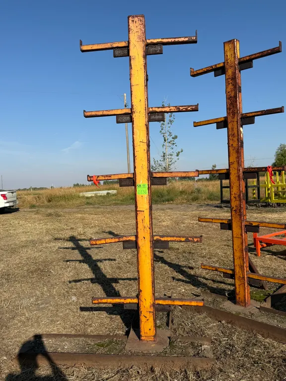 2 Metal Stock Uprights, 10’6” tall