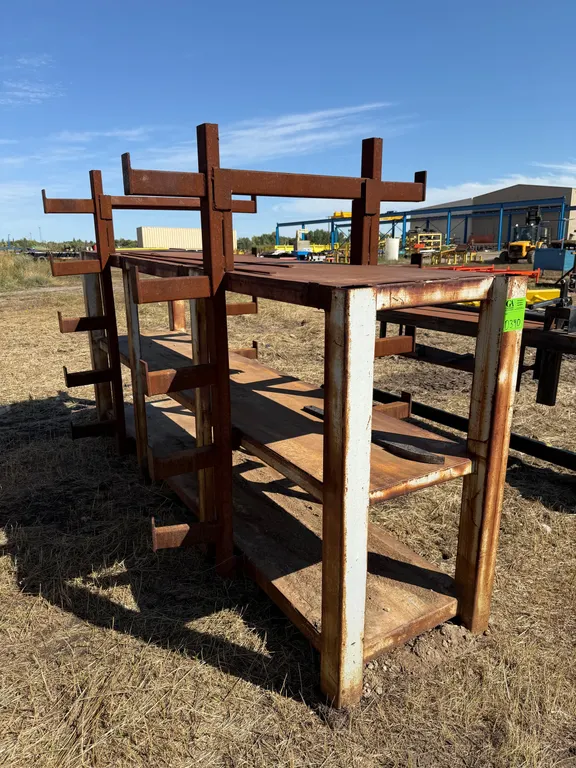 Metal Stock Rack, 6ft tall