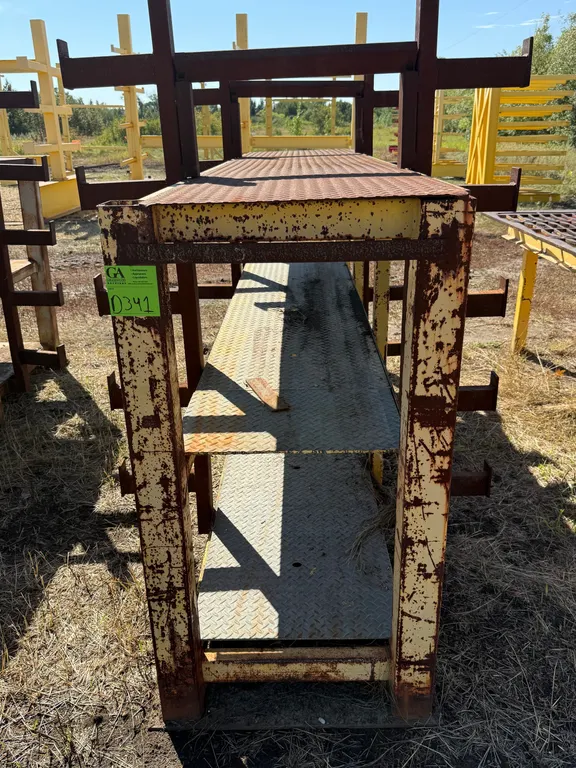Metal Stock Rack, 6ft tall