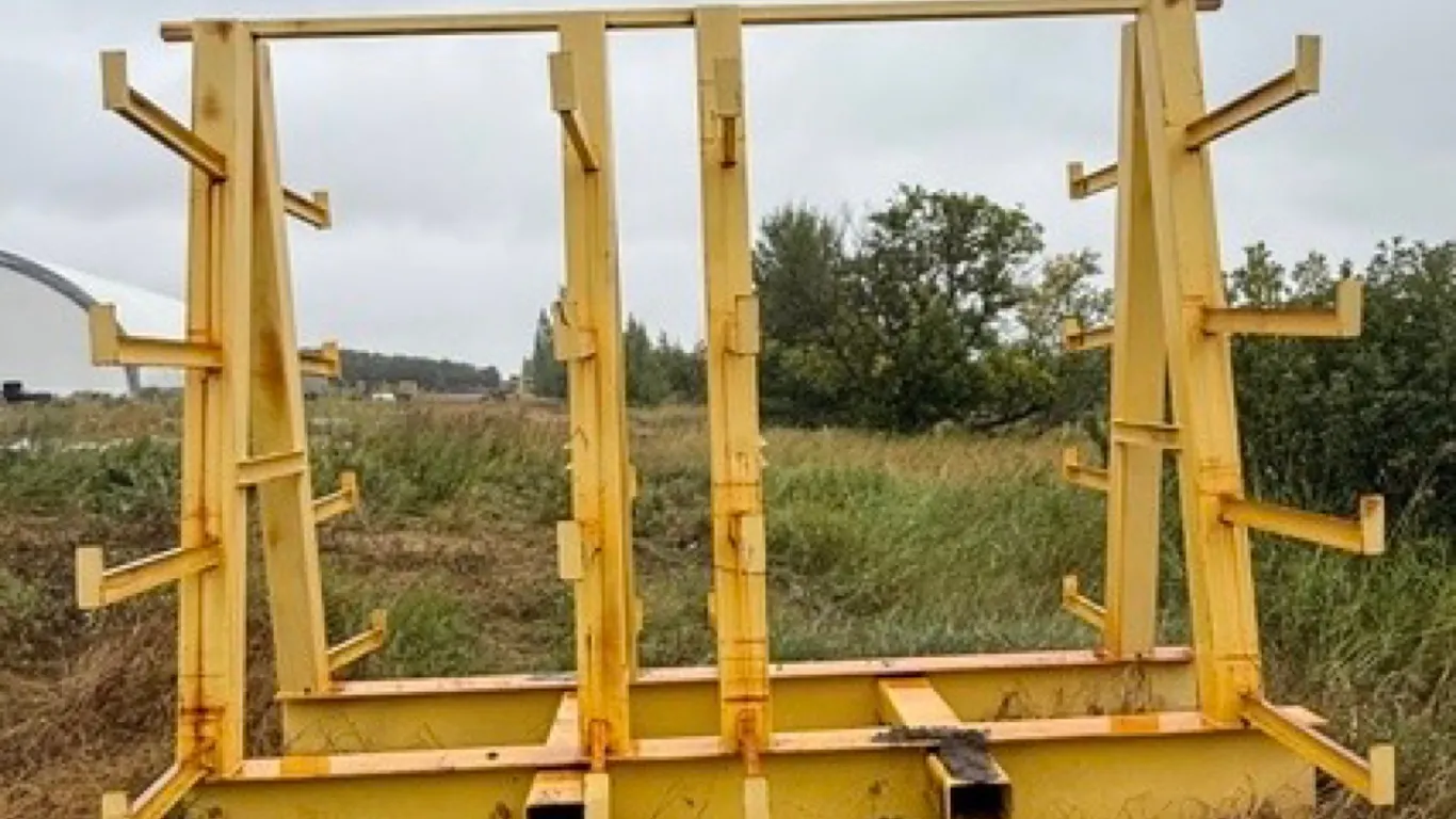 Metal Stock Rack, 9’6” tall