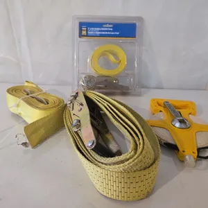 Powerfist Measure Tape & 3 - ratchet straps