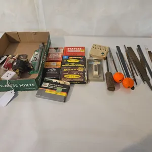 Staples, Plug Adapters & Hacksaw blades