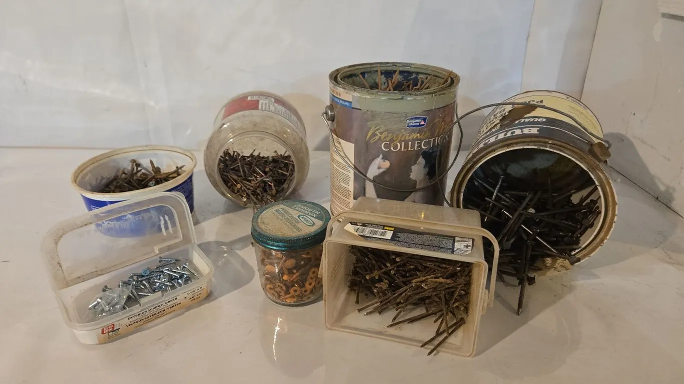 Misc. hardware - nails & screws