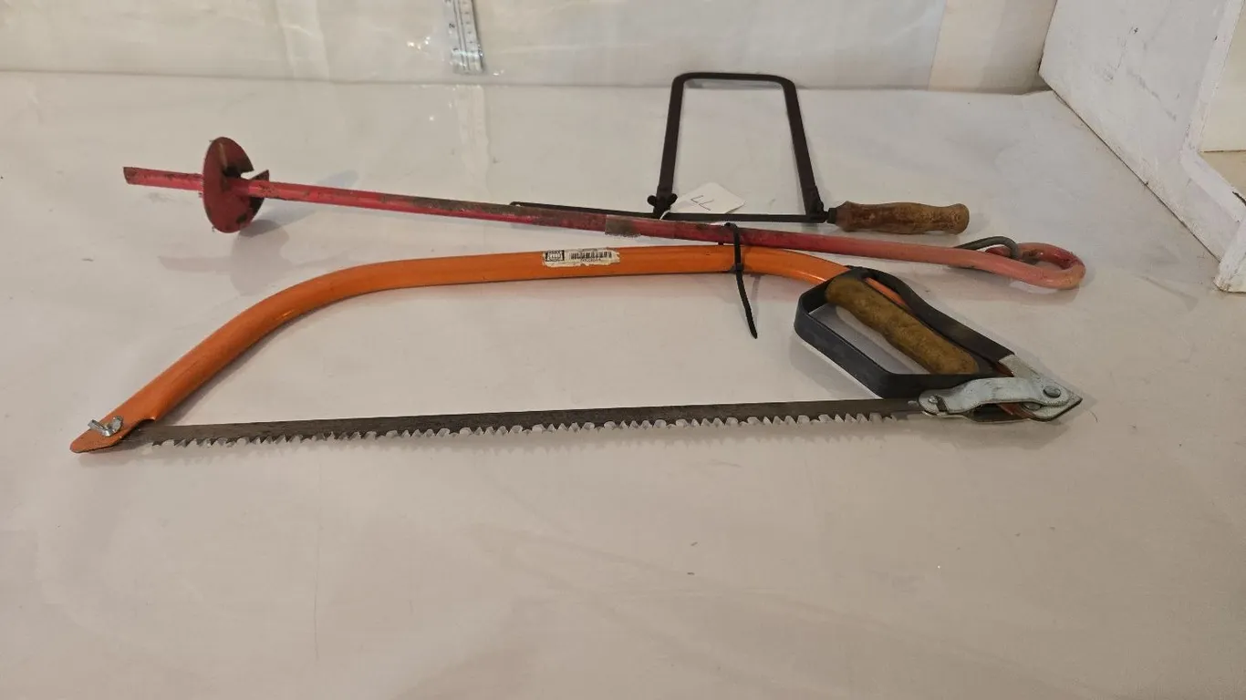 Powerfist bucksaw & lg. coping saw