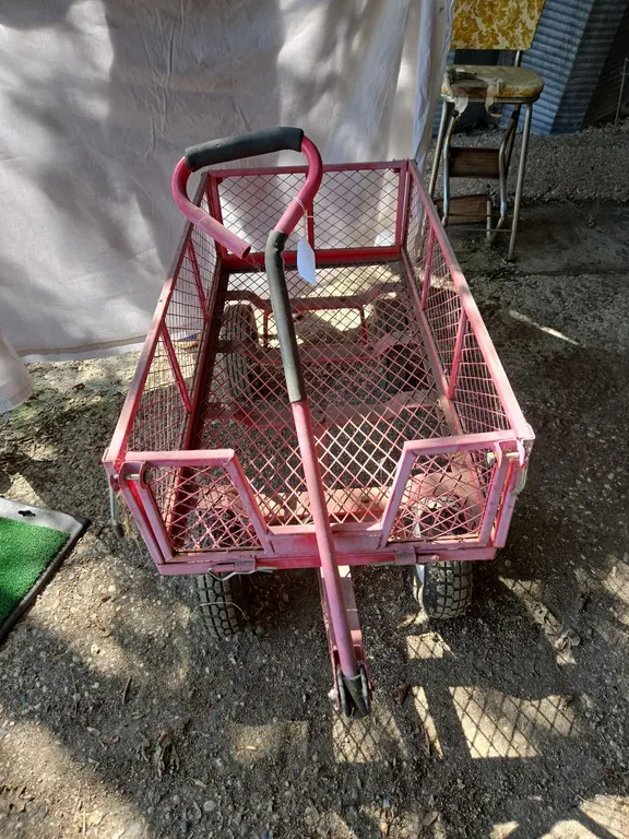 4-Wheel garden wagon