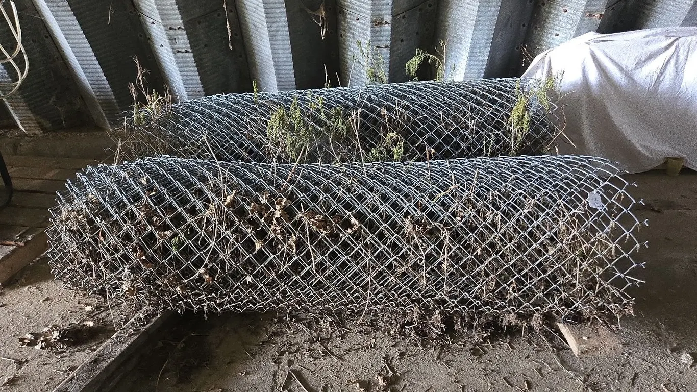 2 - Rolls of used chain link fence