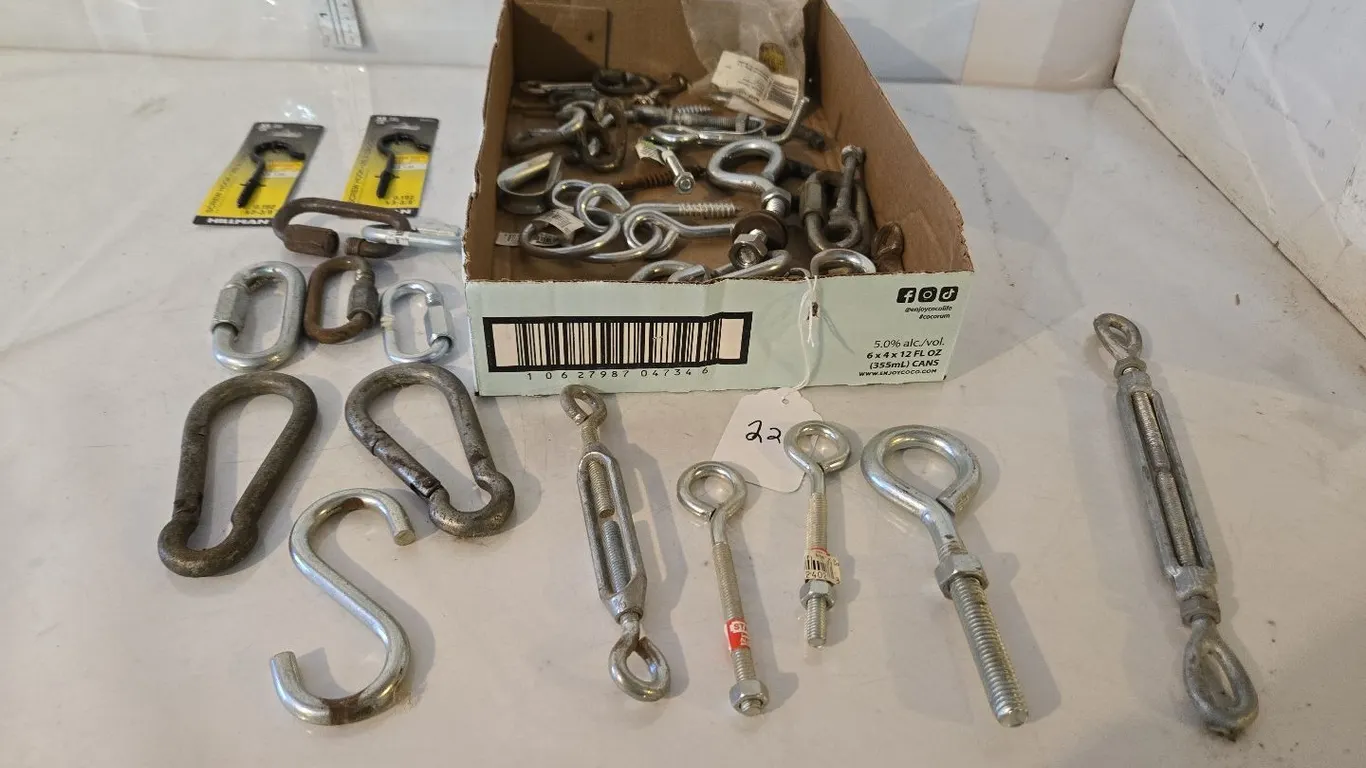 Misc. Hardware - quick links, turn buckles, s-hooks, etc.