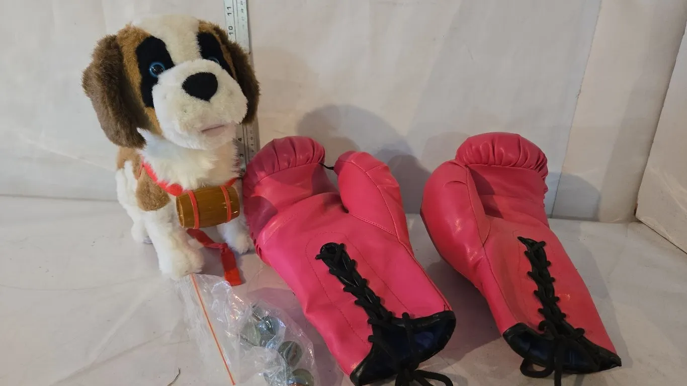 Battery Operated Dog - Animated, Marbles, Boxing Gloves