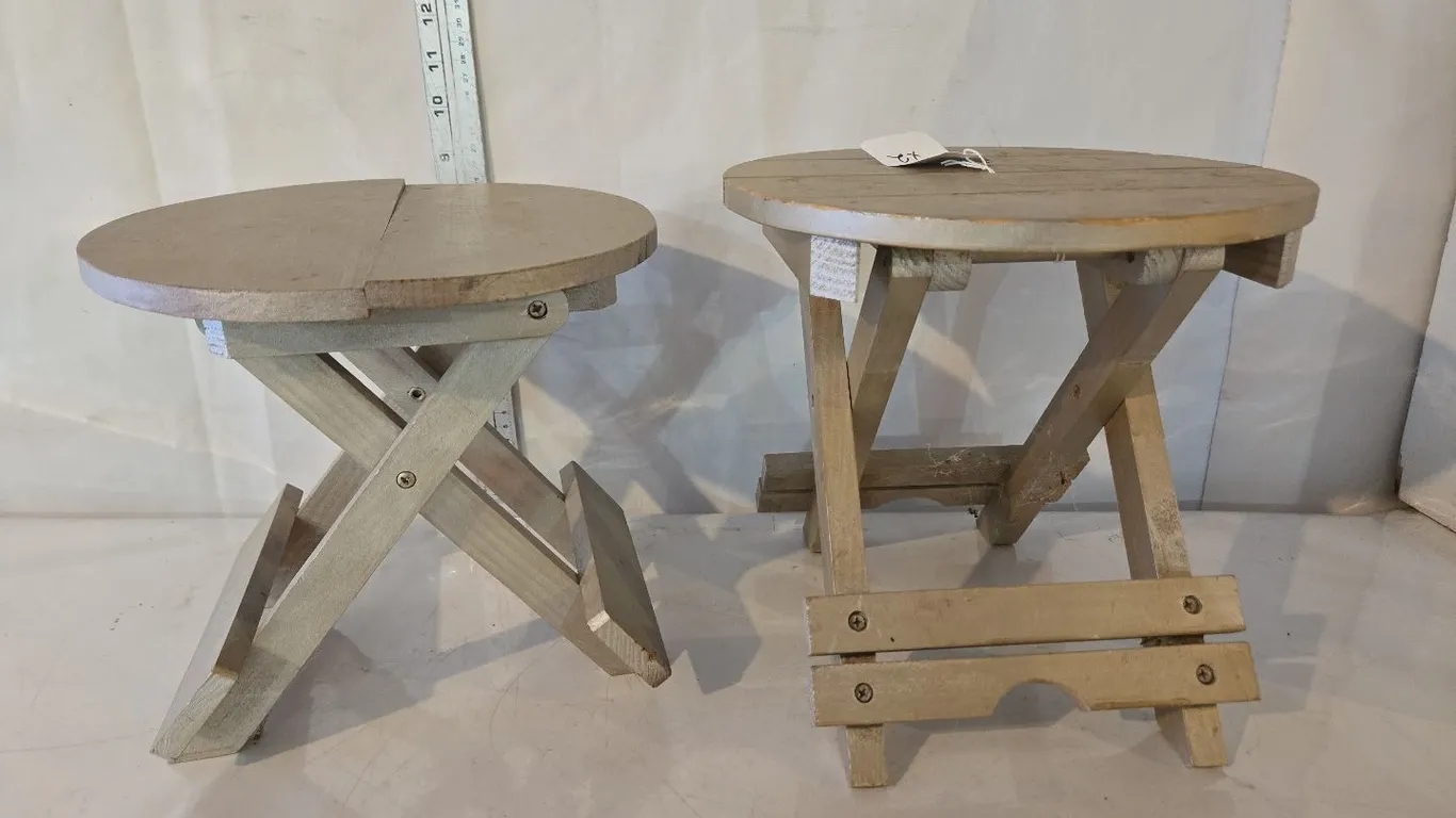 Folding Plant Stands (2)