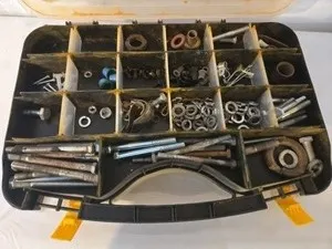 Tackle Box full of Hardware